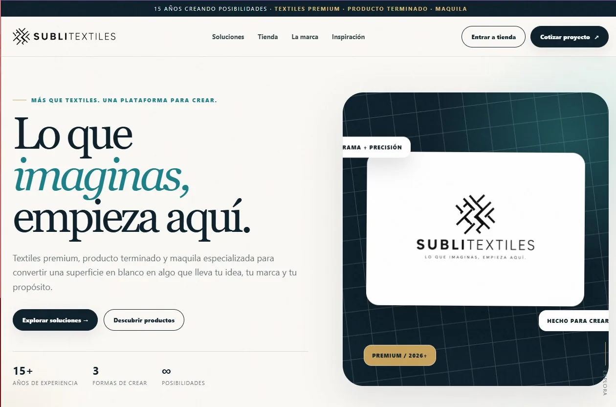 Sitio Sublitextiles